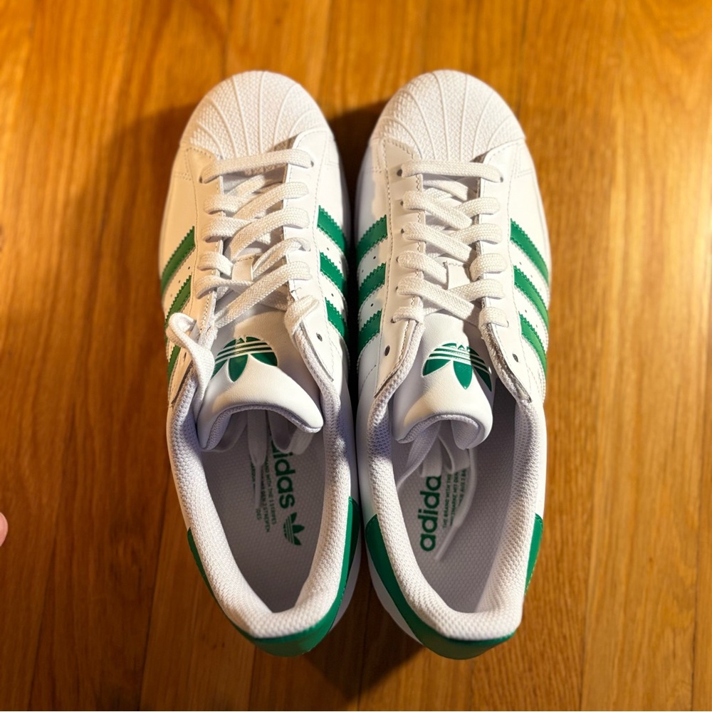 Adidas Superstar White Green - Picture 4 of 6